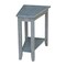 International Concepts Keystone Accent Table, Heather Grey-Antique Washed OT105-45 - alternate 5